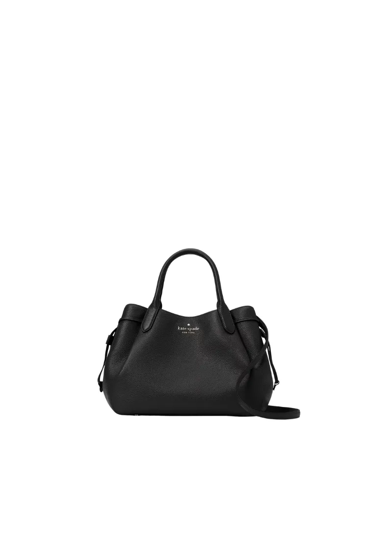 ( PREORDER ) Kate Spade Dumpling Satchel Bag Large In Black K8134