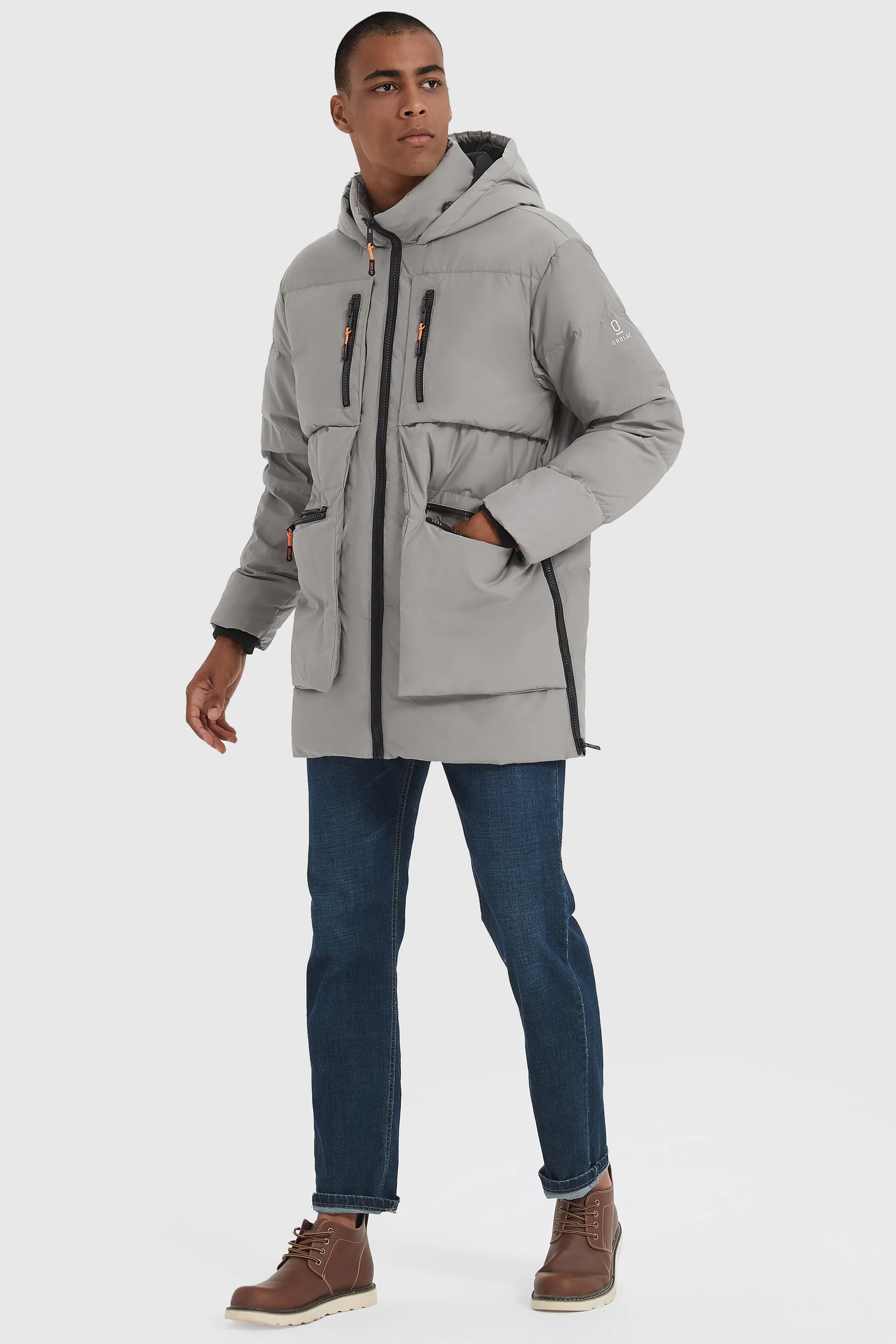 092 Classics Hooded Thickened Down Jacket