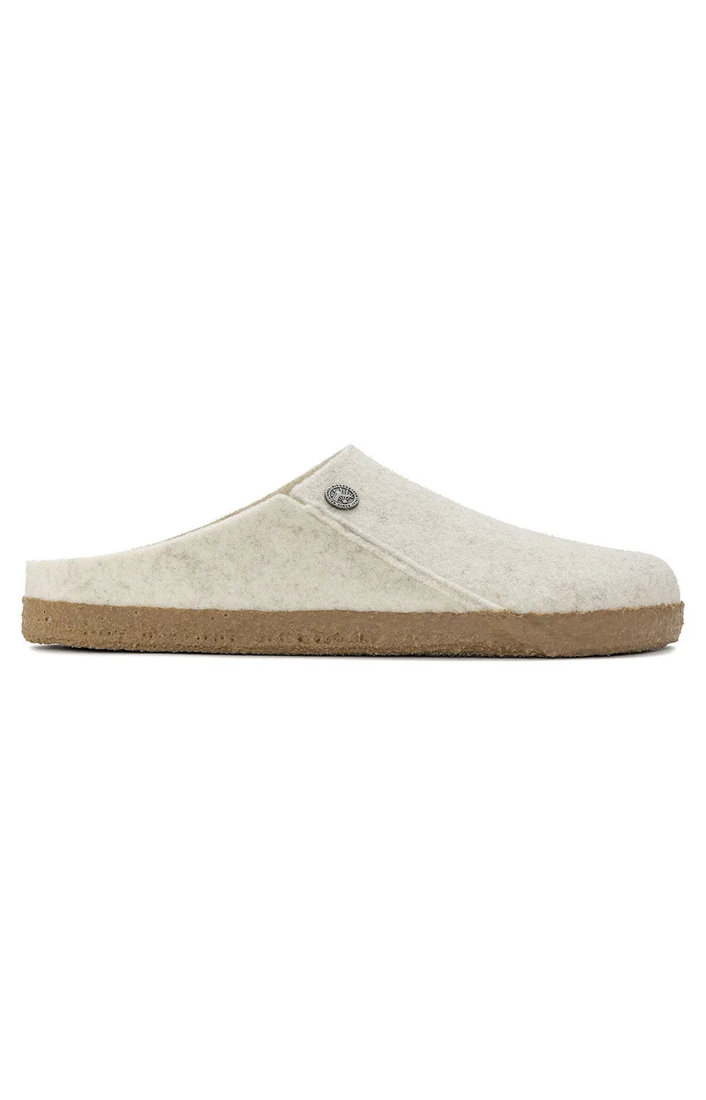 (1023195) Zermatt Shearling Wool Felt Slippers - Ecru