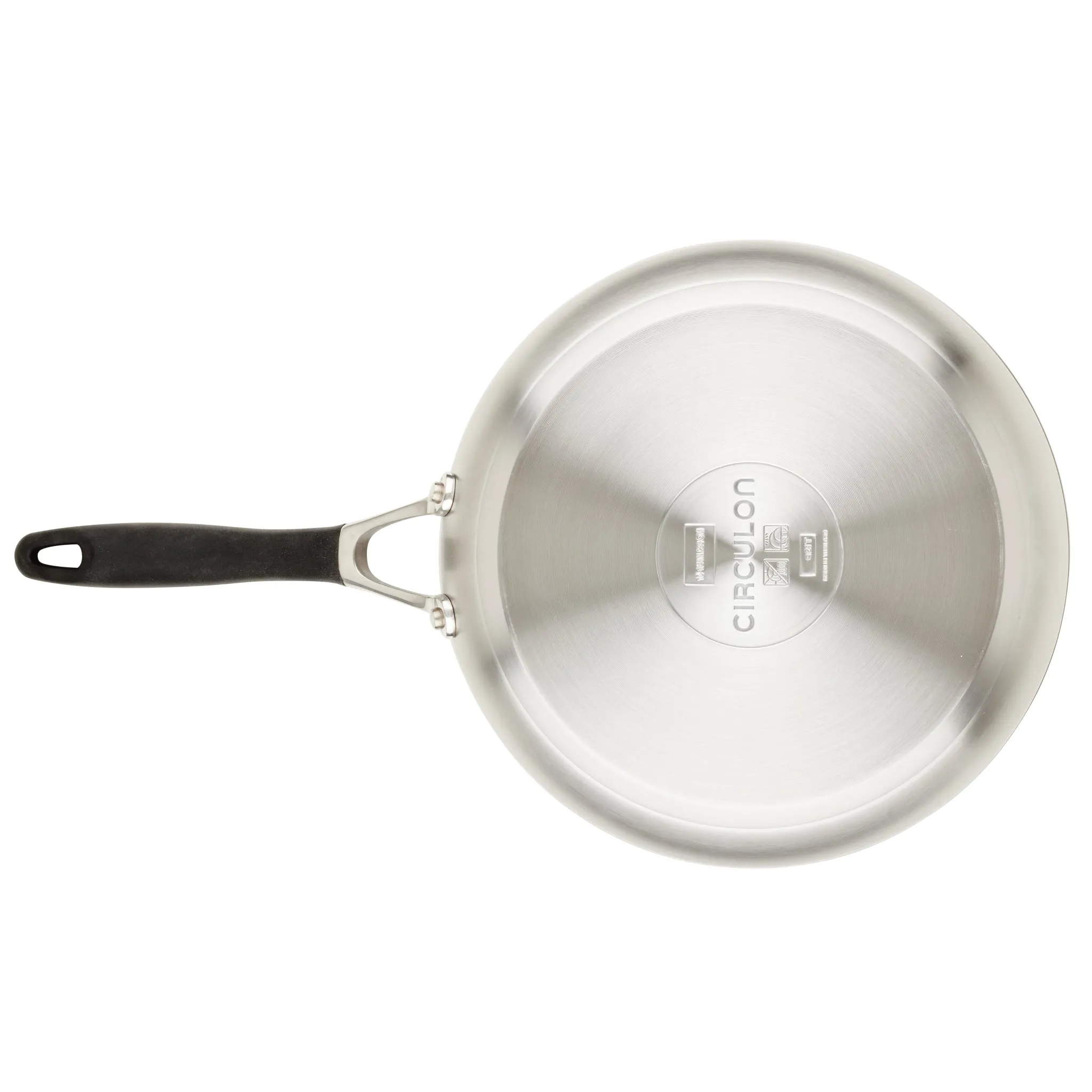 10.25-Inch Stainless Steel and Hybrid Nonstick Frying Pan