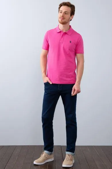 11385 Pink Slim Fit Golf US POLO ASSN T-Shirt