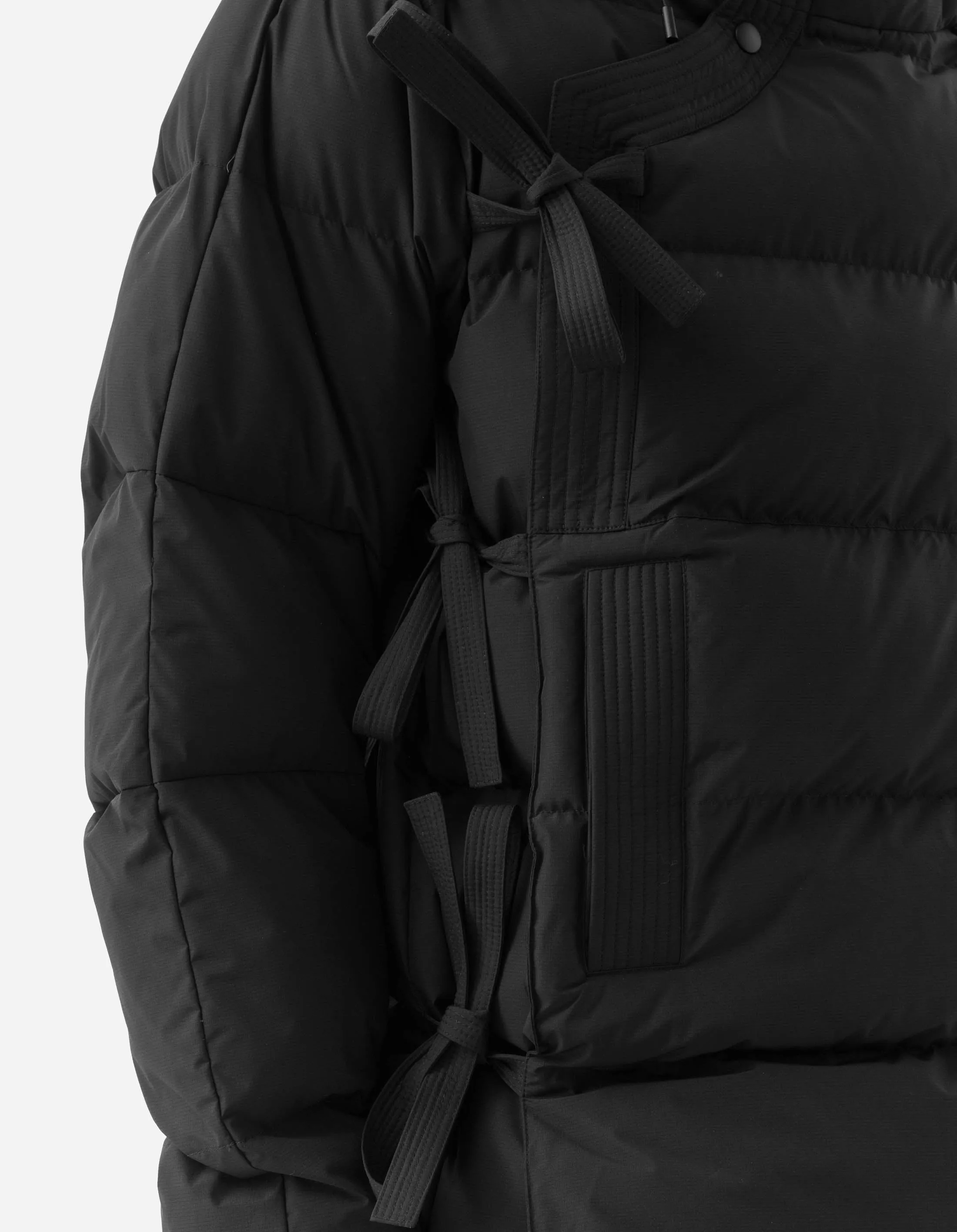 1381 Tibetan Padded Tech Parka Black