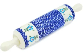 13" Rolling Pin - Blue Summer