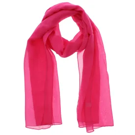 150 x 45cm Fuchsia Pink Chiffon Scarf