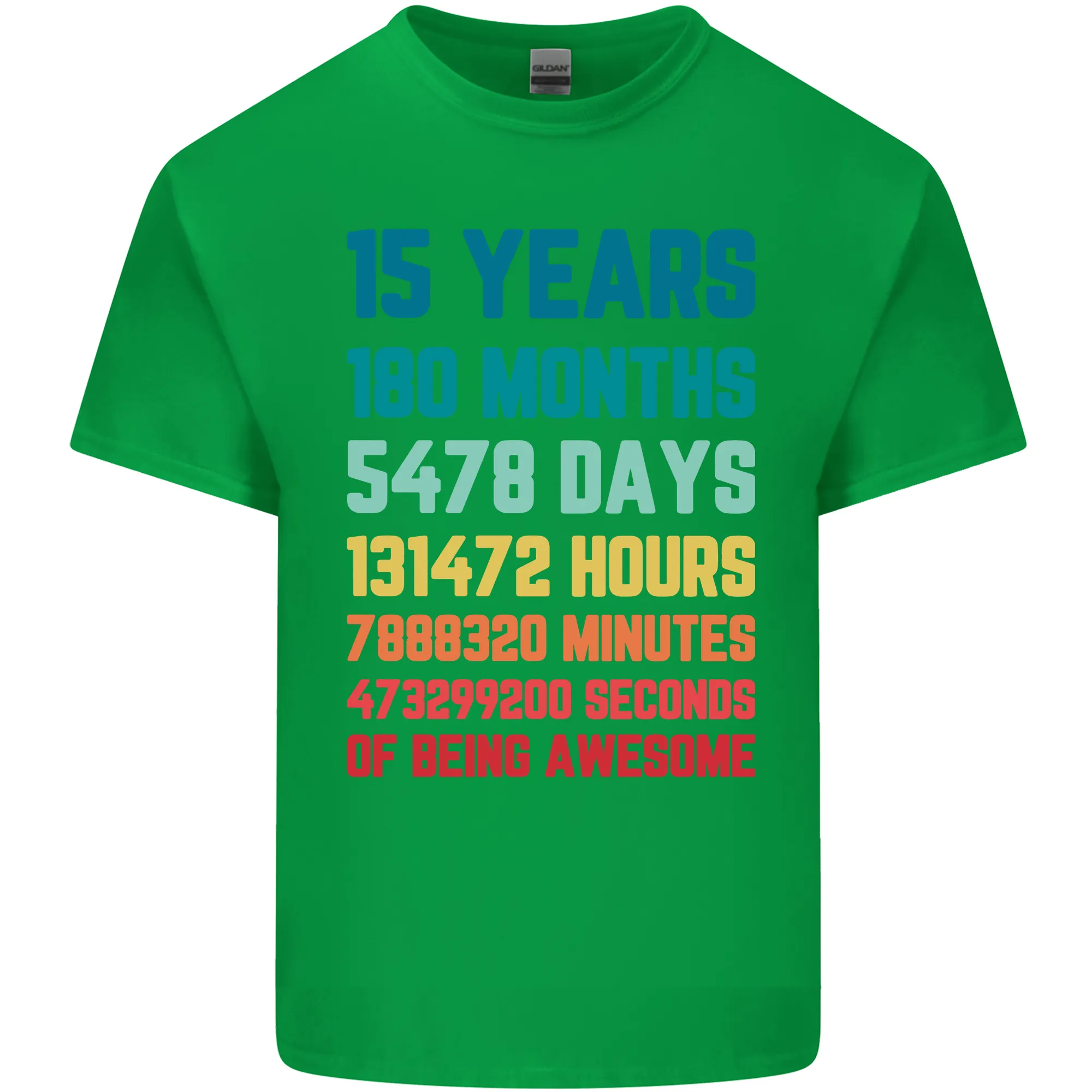 15th Birthday 15 Year Old Kids T-Shirt Childrens