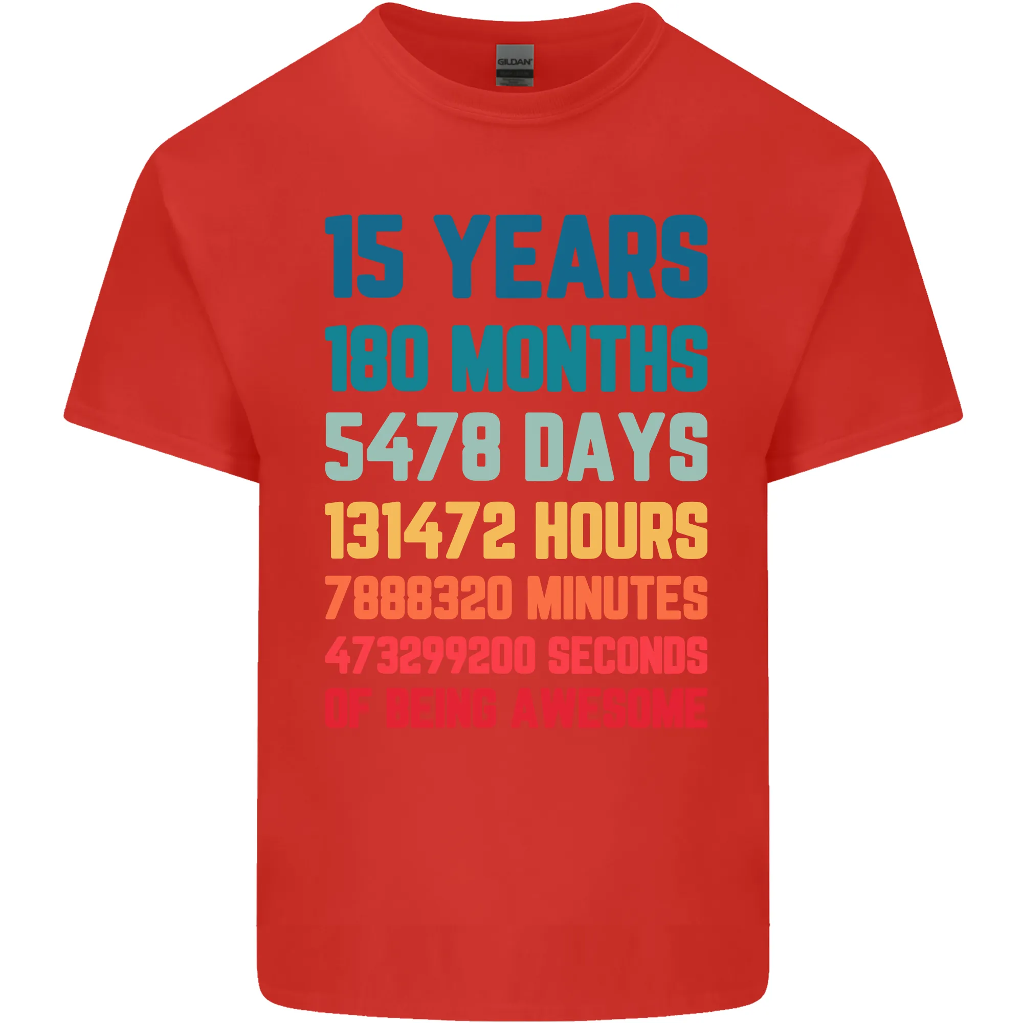 15th Birthday 15 Year Old Kids T-Shirt Childrens