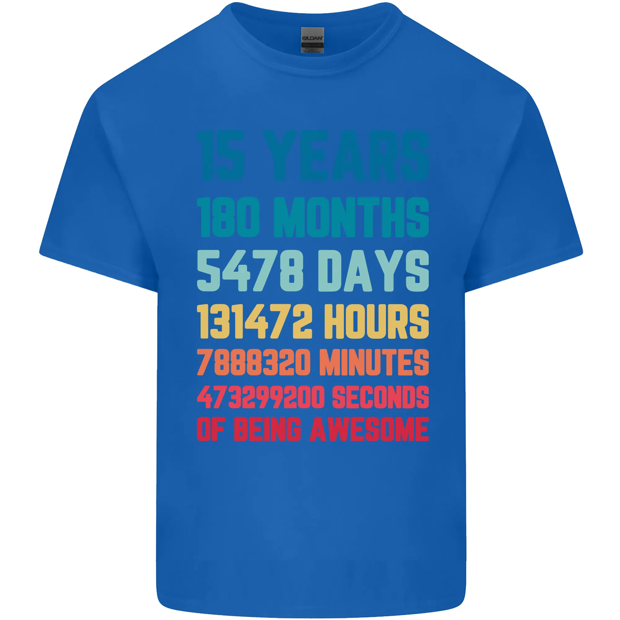 15th Birthday 15 Year Old Kids T-Shirt Childrens