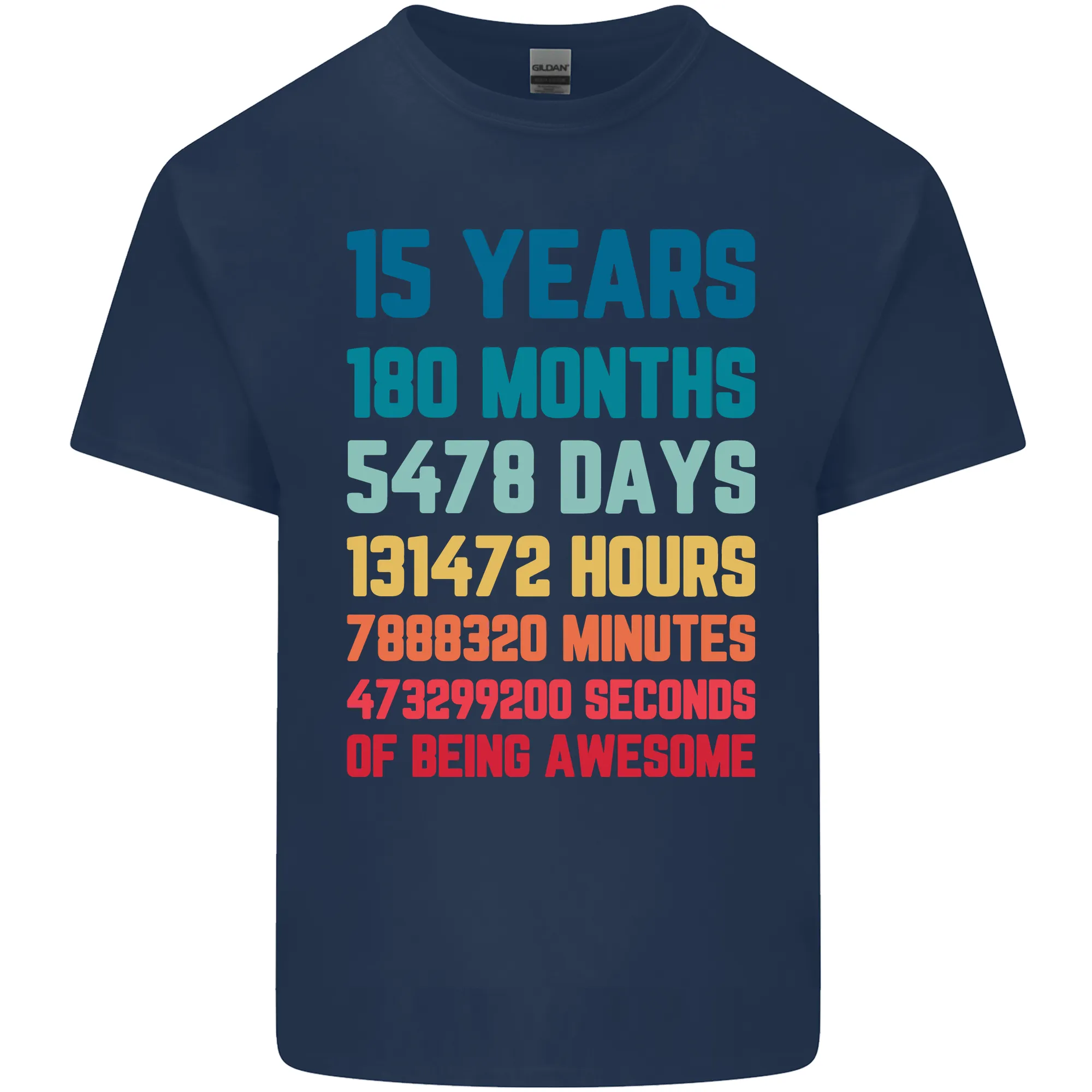 15th Birthday 15 Year Old Kids T-Shirt Childrens