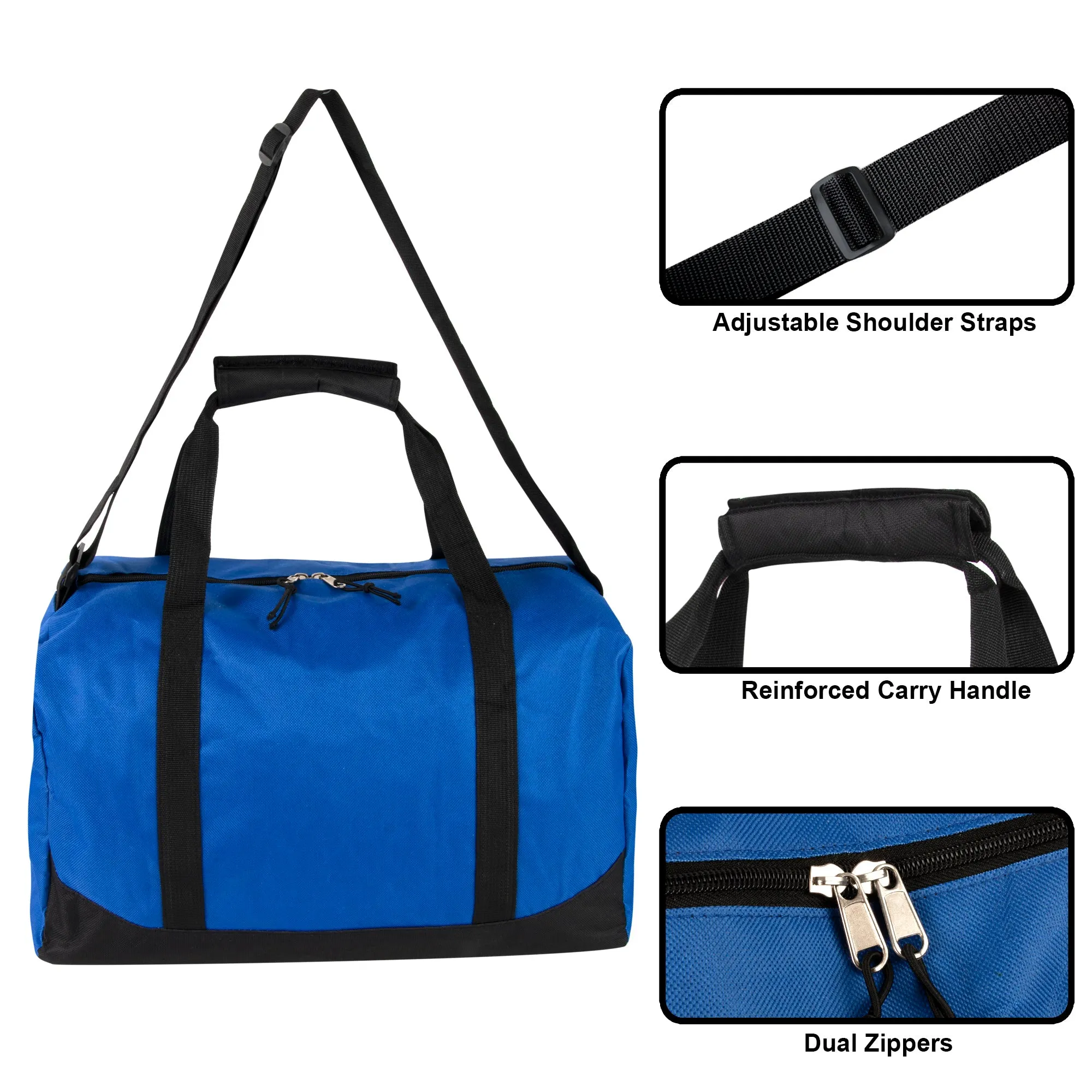 17 Inch Basic Duffel Bag - 5 Colors