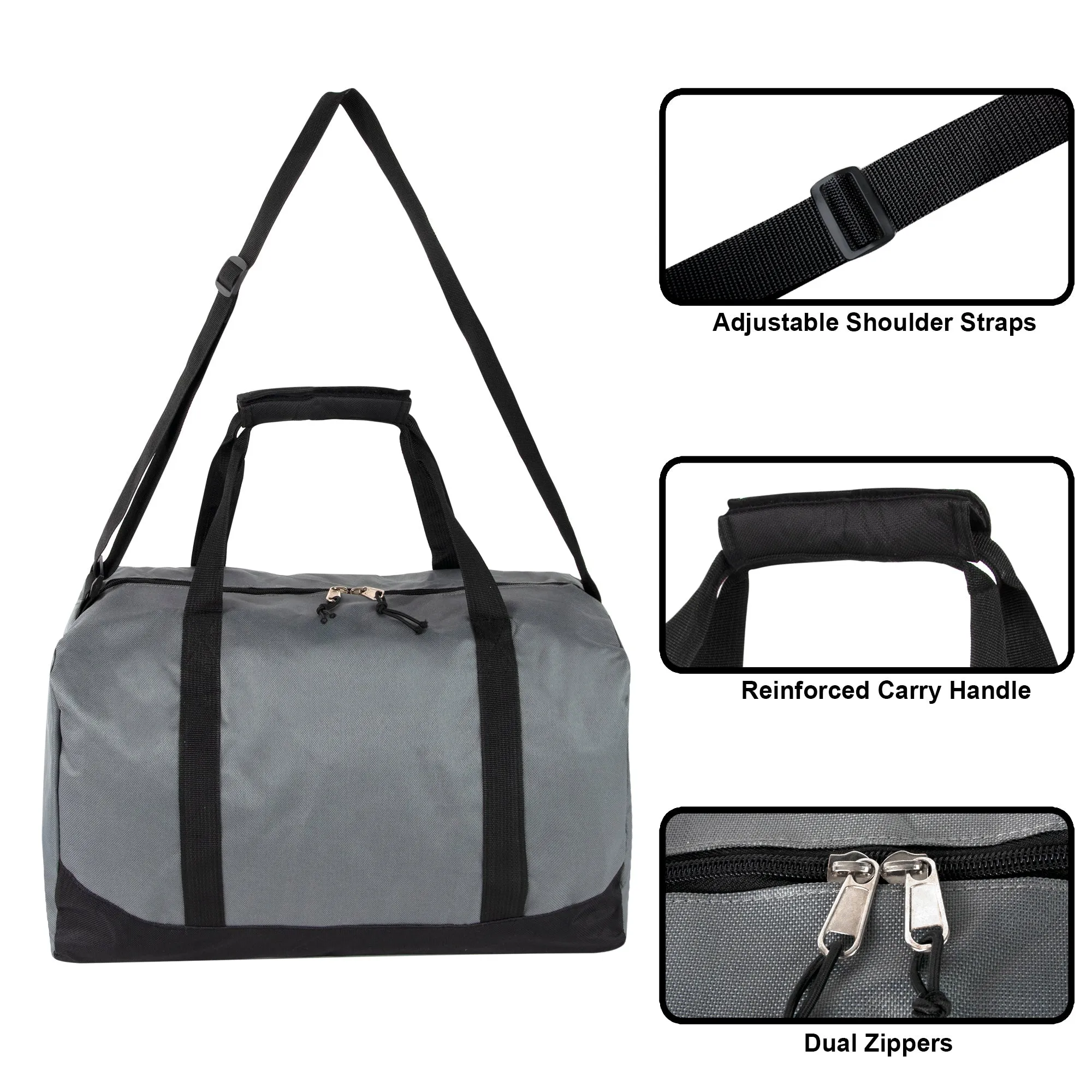 17 Inch Basic Duffel Bag - 5 Colors