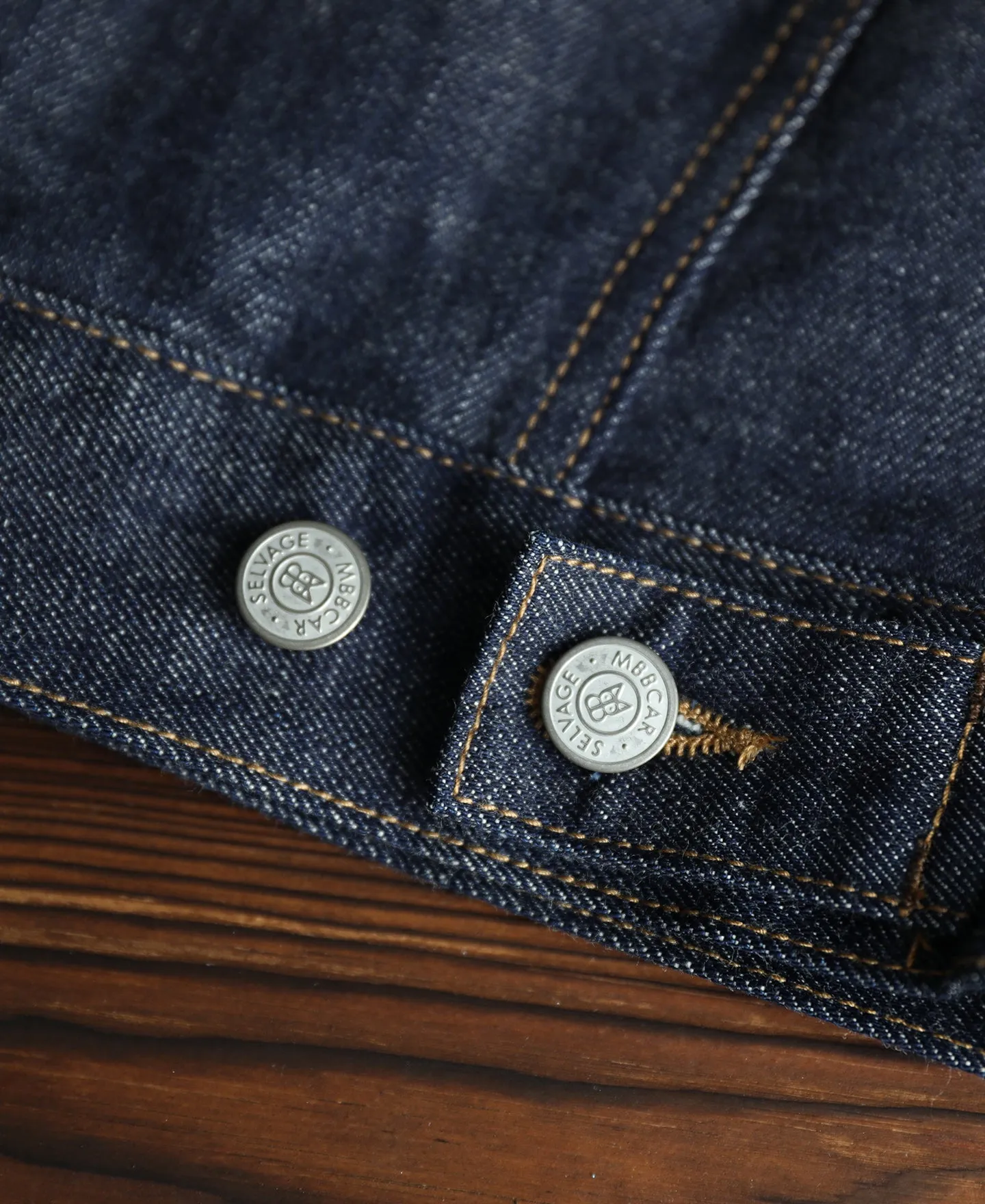 1940s Corduroy Collar Selvedge Denim Jacket