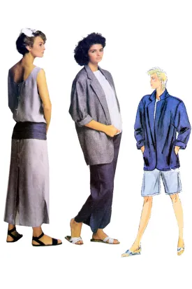 1985 Perry Ellis Vogue 1522 American Designer Pattern