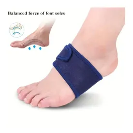 1pair Orthopedic Plantar Fasciitis Arch Support Insoles With Heel Cushion Pad - Improve Foot Comfort