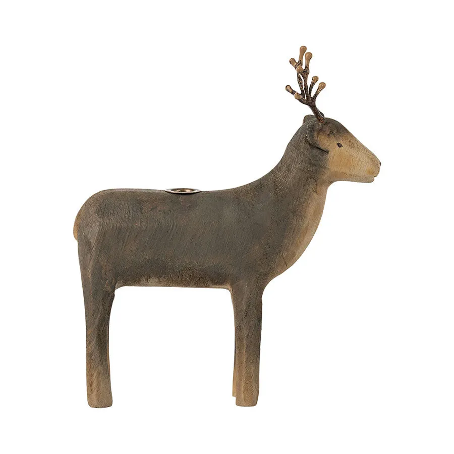 2023 Maileg Medium Reindeer Candle Holder