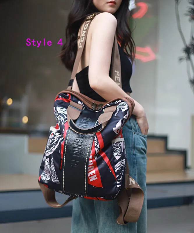 2024 Versatile Large Capacity Travel Printed Shoulder Backpack ZX1003