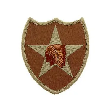 2nd Infantry Division Patch Desert