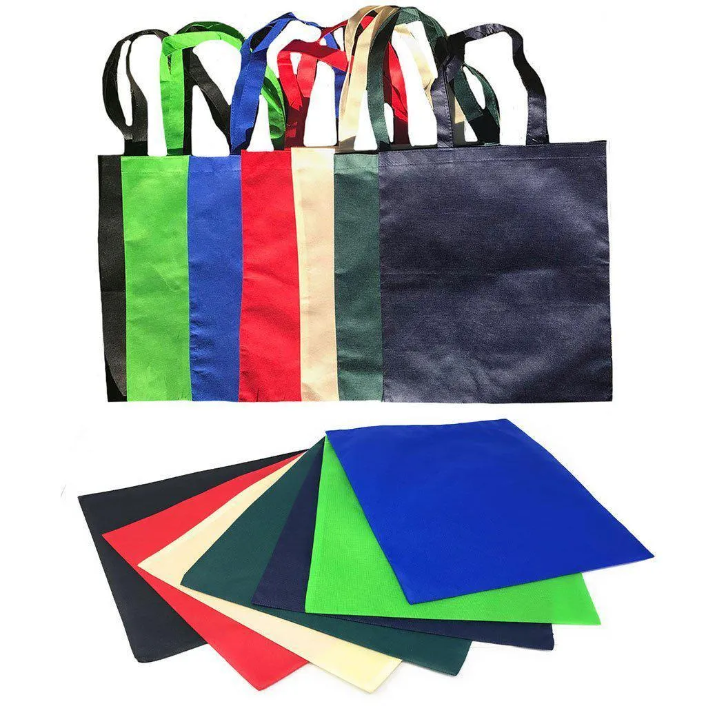 3 Pack Reusable Grocery Shopping Tote Bags Recycled Eco Friendly 15inch