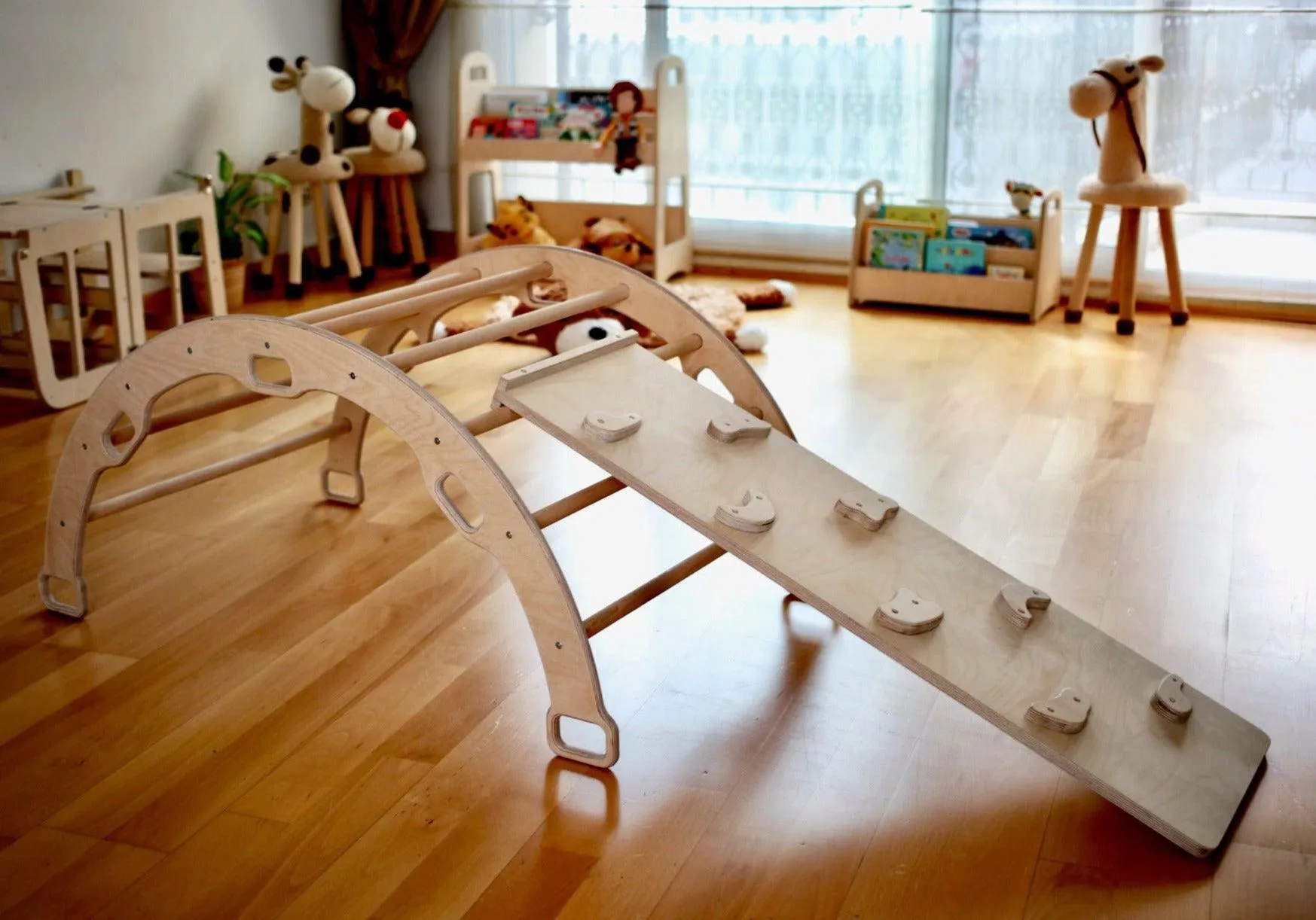 3 Pieces Climbing Set / Triangle - Arch - Ramp