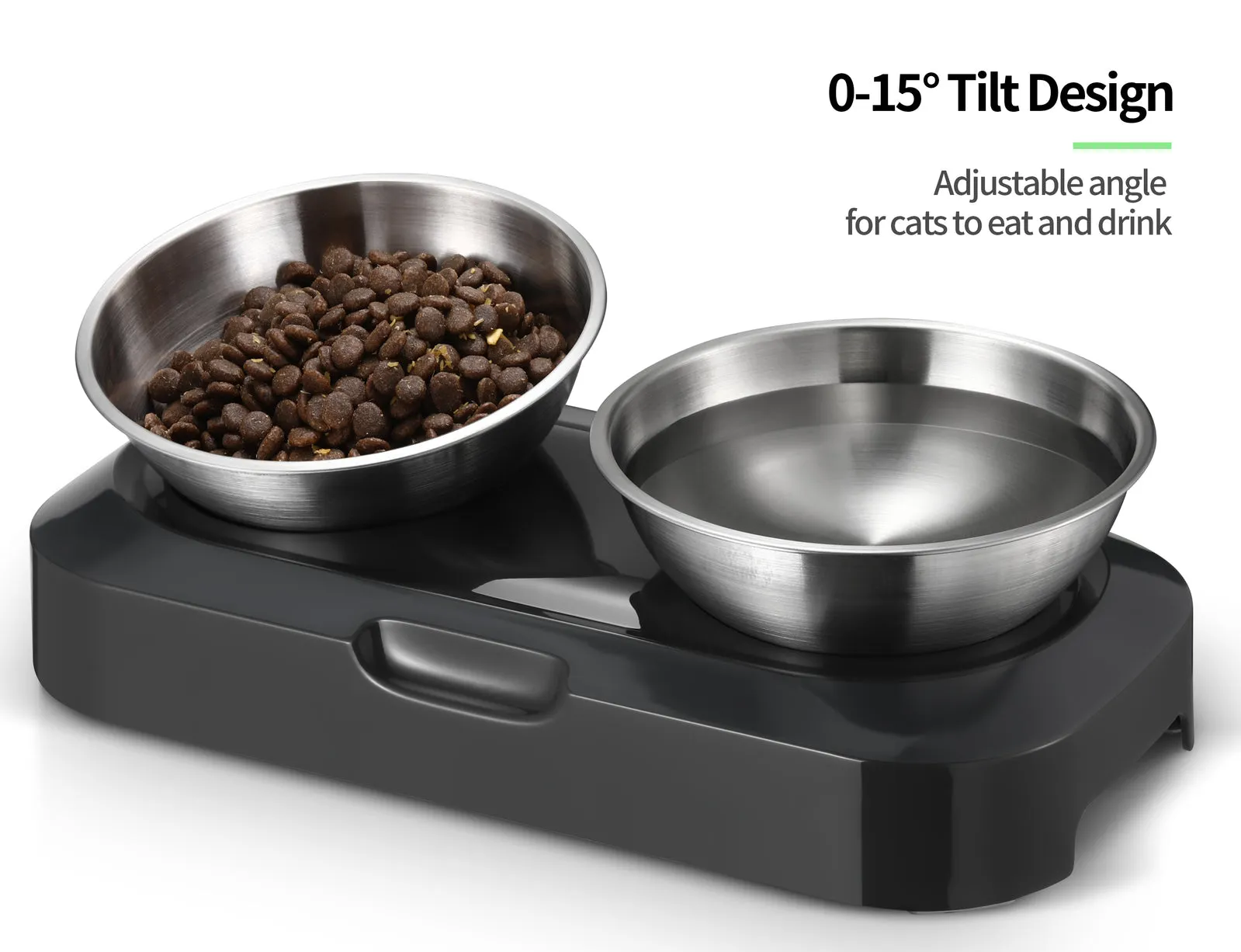 304 Stainless Steel Non-Slip Pet Bowl Anti Skid Feeder