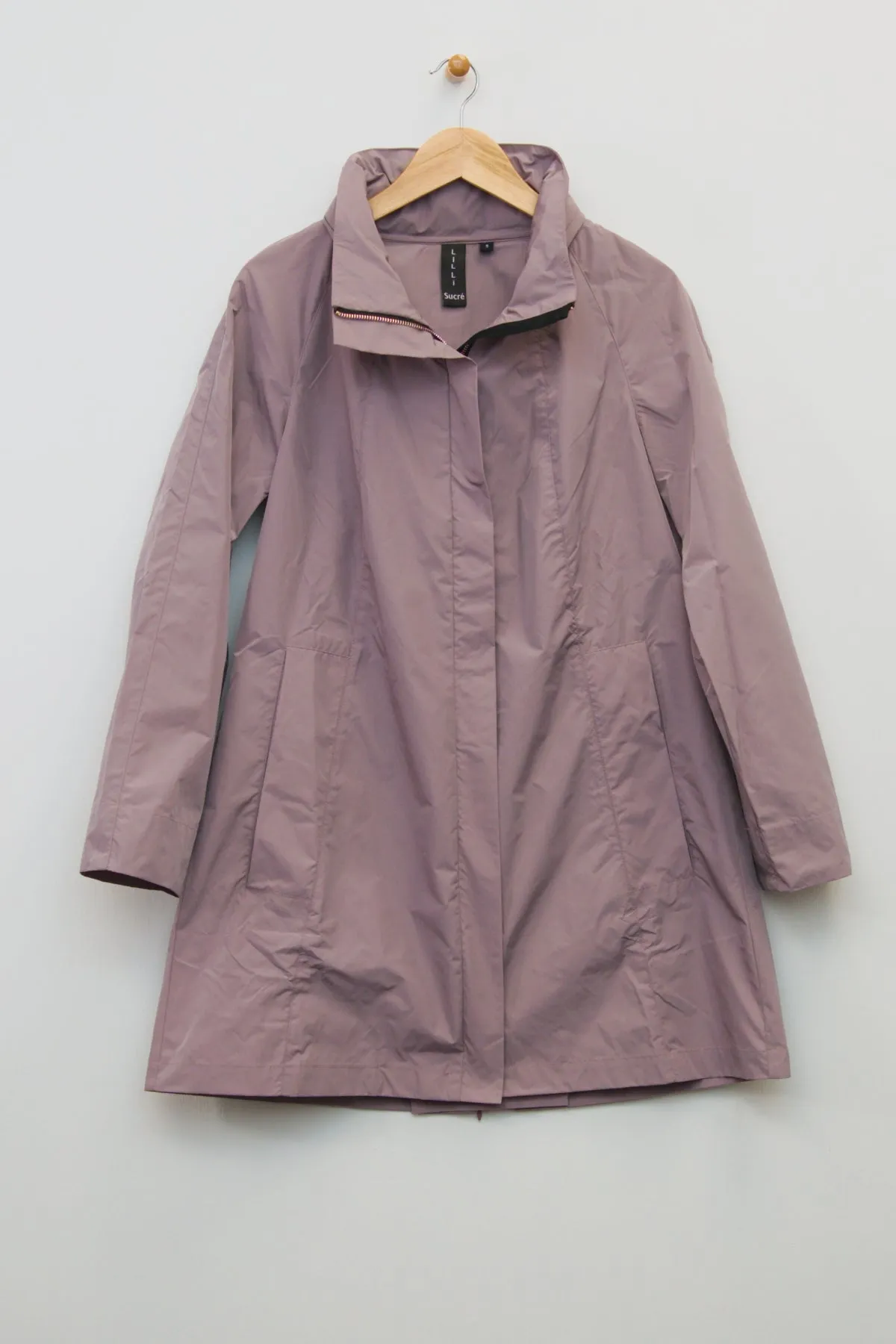 33" Raincoat with Hidden Hood