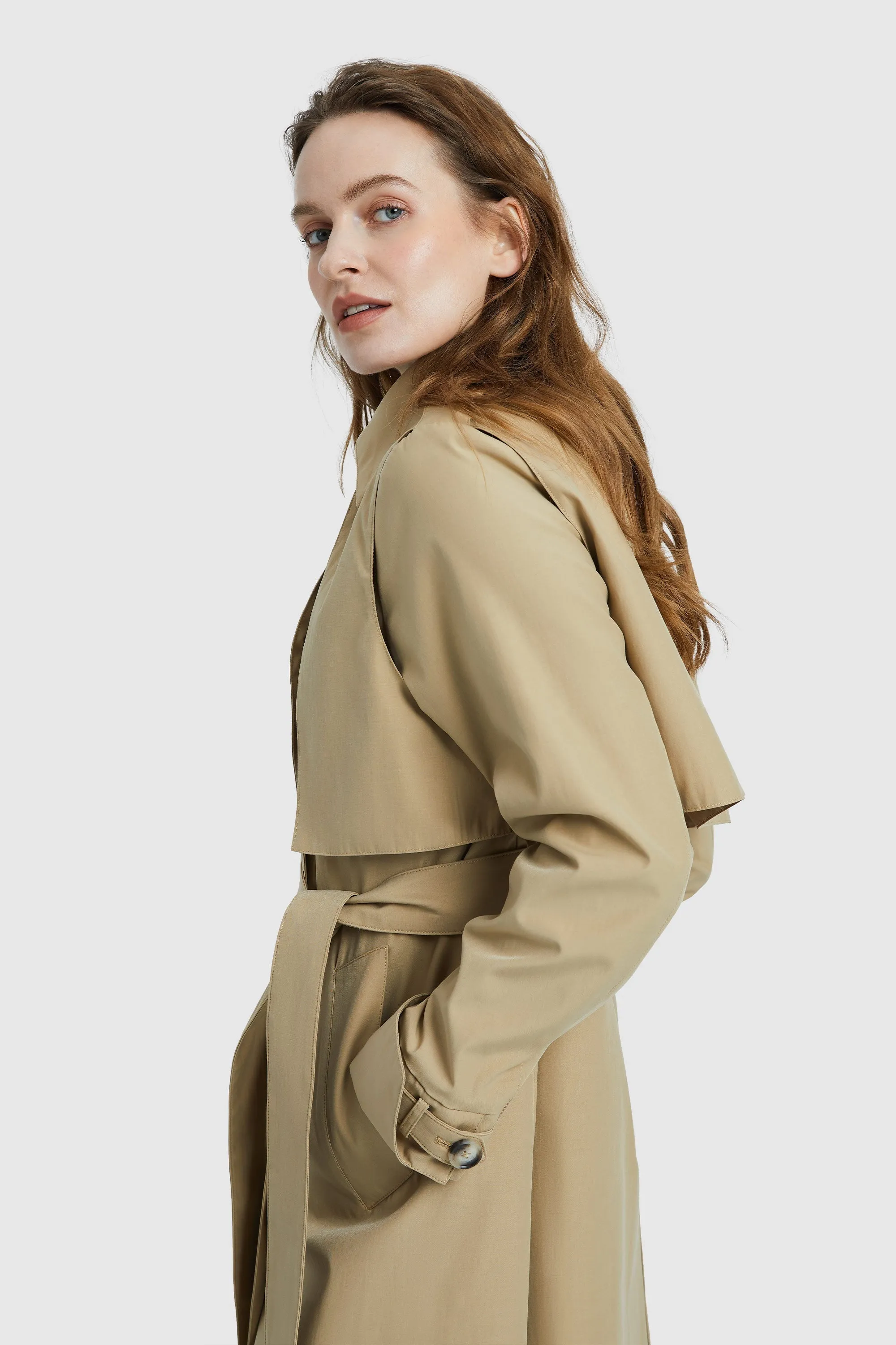 3/4 Trench with Removable Vest