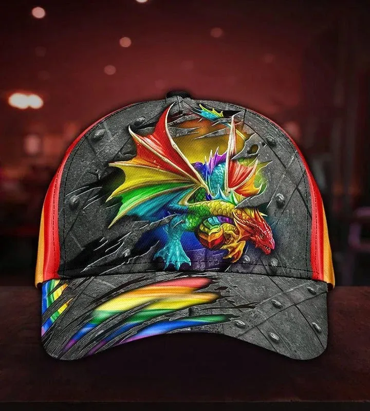 3D Pride Baseball Cap Abstract LGBT Unicorn Love Is Love Printing Baseball Cap Hat, Pride Cap