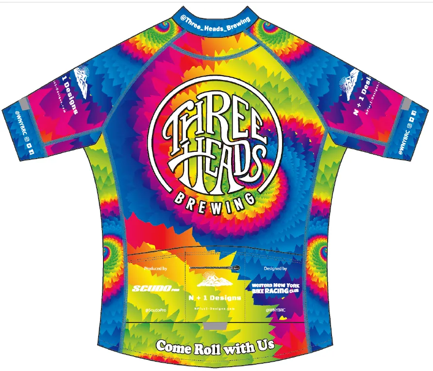 3HB "Tie-Dye" Race Cut Cycling Jersey