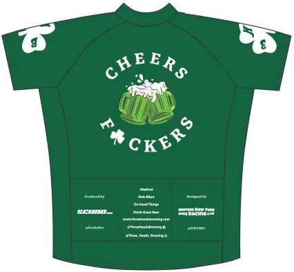 3HB St Patty's Amateur Cut Cycling Jersey