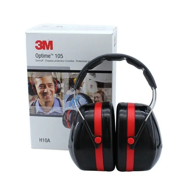 3M Peltor Optime 105, Over-the-Head Earmuffs, H10A