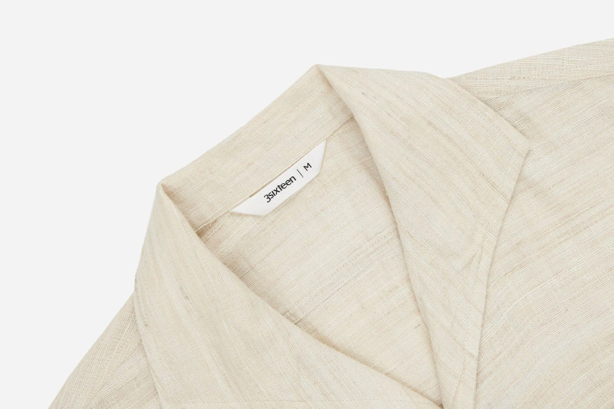 3sixteen - Leisure Shirt Ivory Handloom Silk