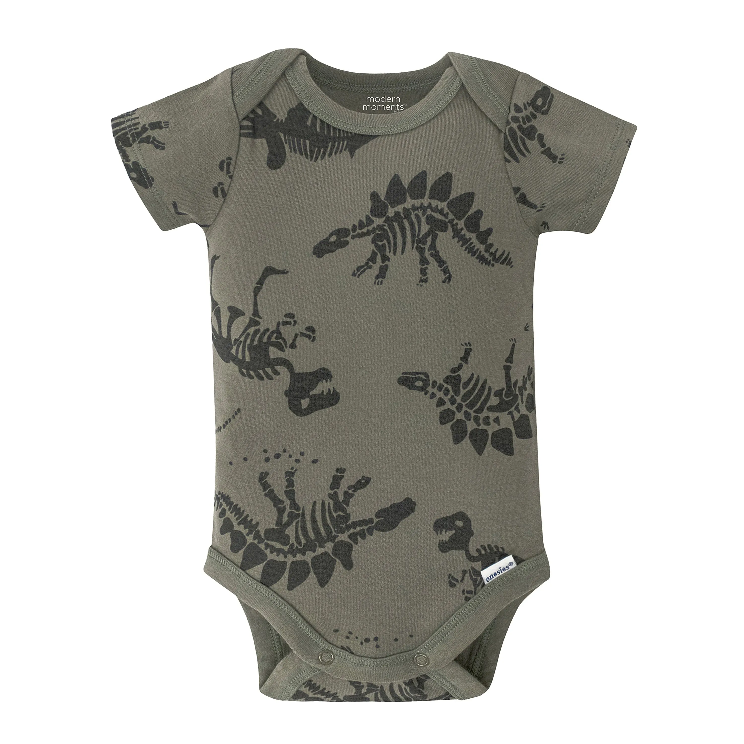 4-Pack Baby Boys Fossils Short Sleeve Onesies® Bodysuits