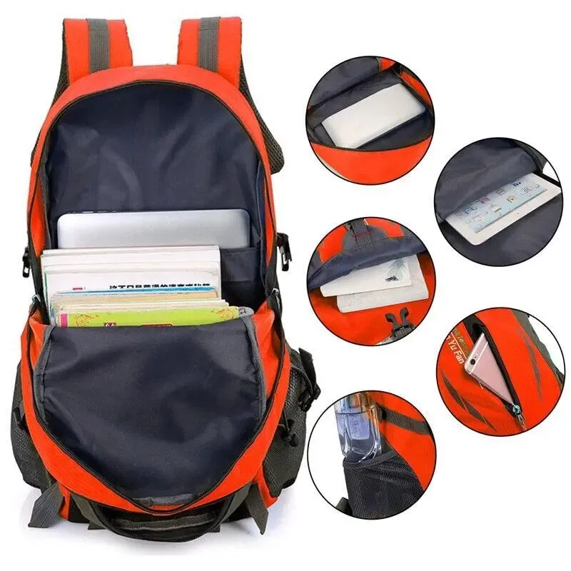 40L Large Waterproof Hiking Backpack Bag