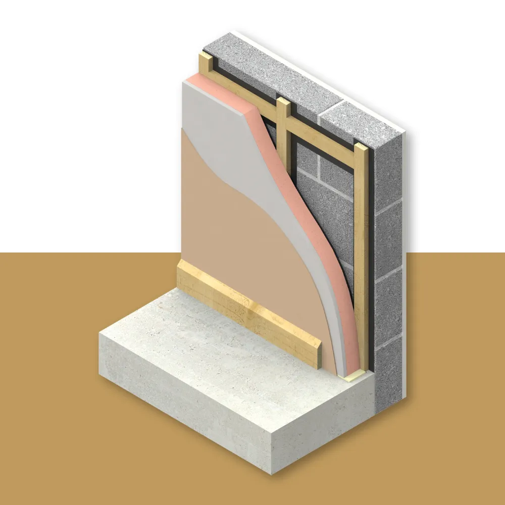 42.5mm Kingspan Kooltherm K118 Insulated Plasterboard (2400x1200mm) - Pack of 18