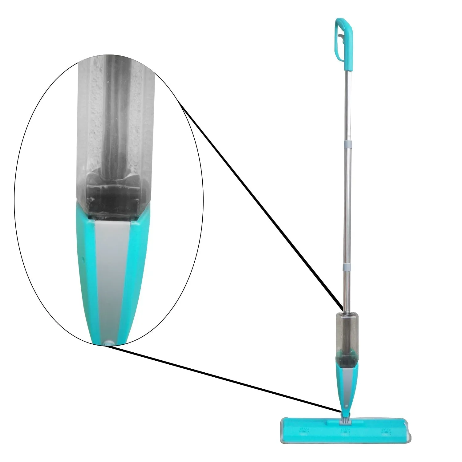 4664 Cleaning 360 Degree Healthy Spray Mop with Removable Washable Cleaning Pad