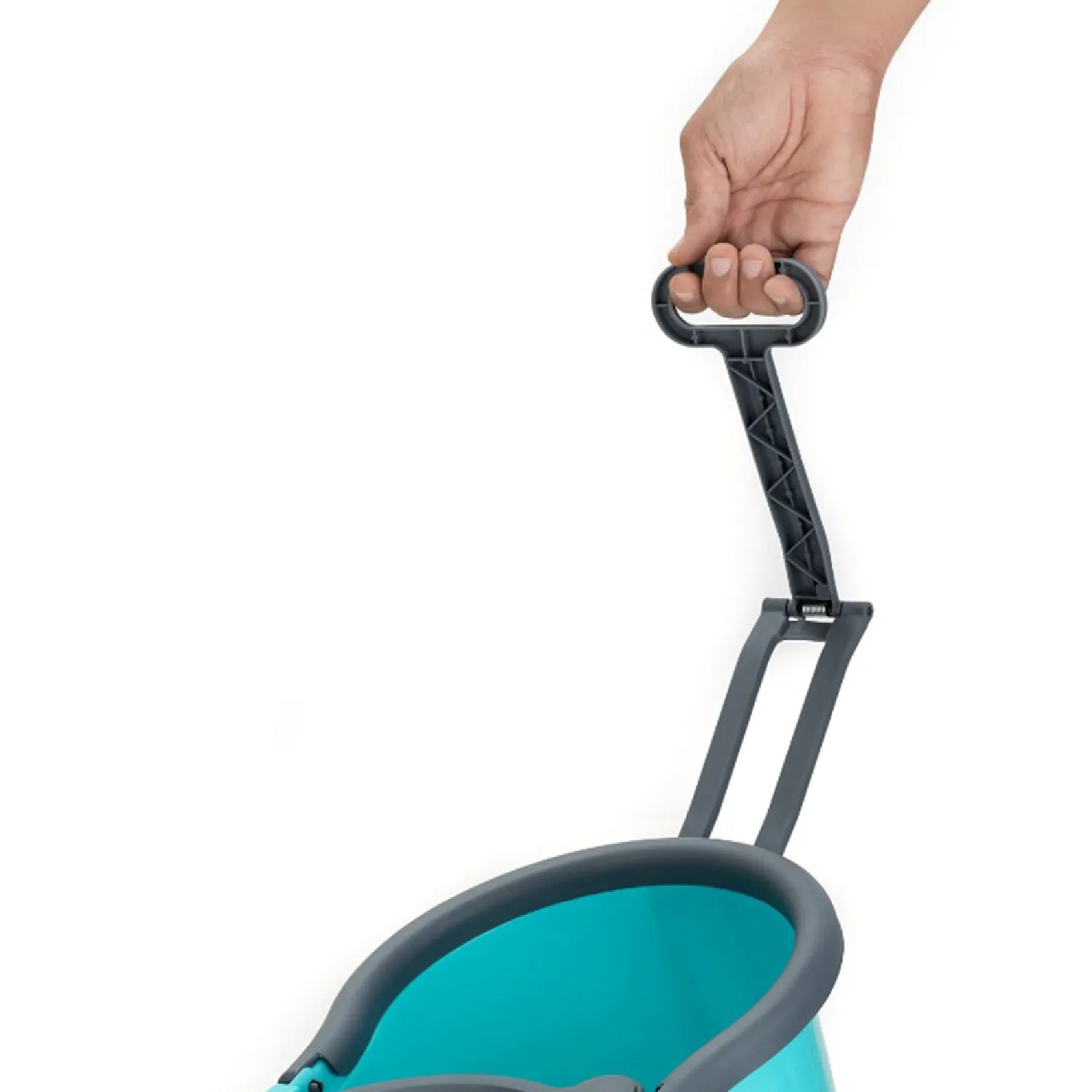 4942 Quick Spin Mop With Steel Spin, Bucket Floor Cleaning, Easy Wheels & Big Bucket, Floor Cleaning Mop with Bucket