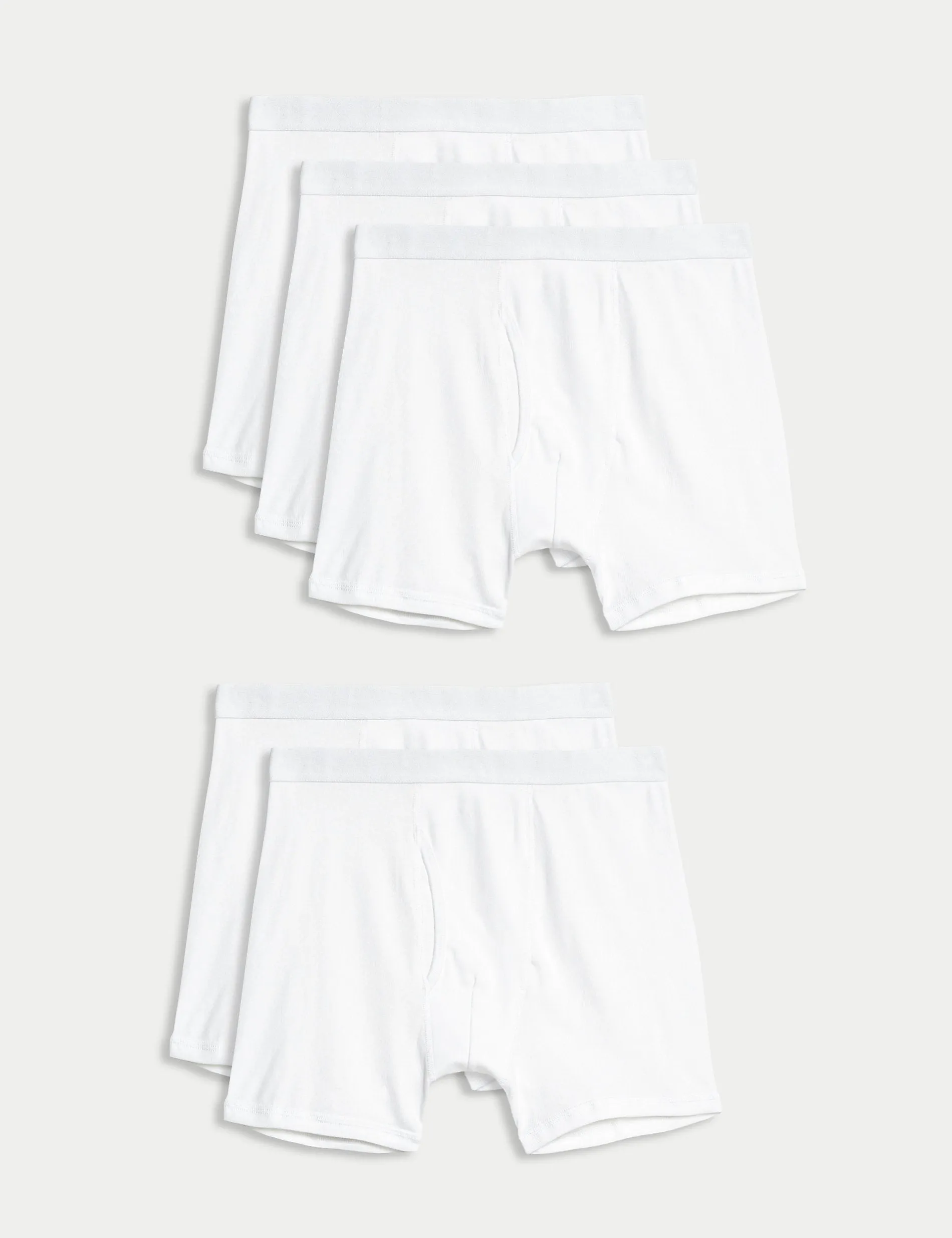 5 pcs. Marks & Spencer Cool & Fresh pure cotton swimming trunk, white