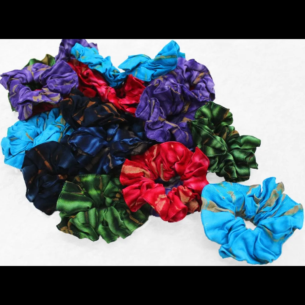 50 Tie-Dye Coffee Hair Scrunchies ($0.71 each)