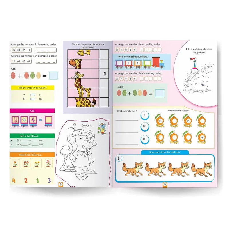 500 Maths Activity Book - Develop Math Skills, Number Sense, Basic Operations and More