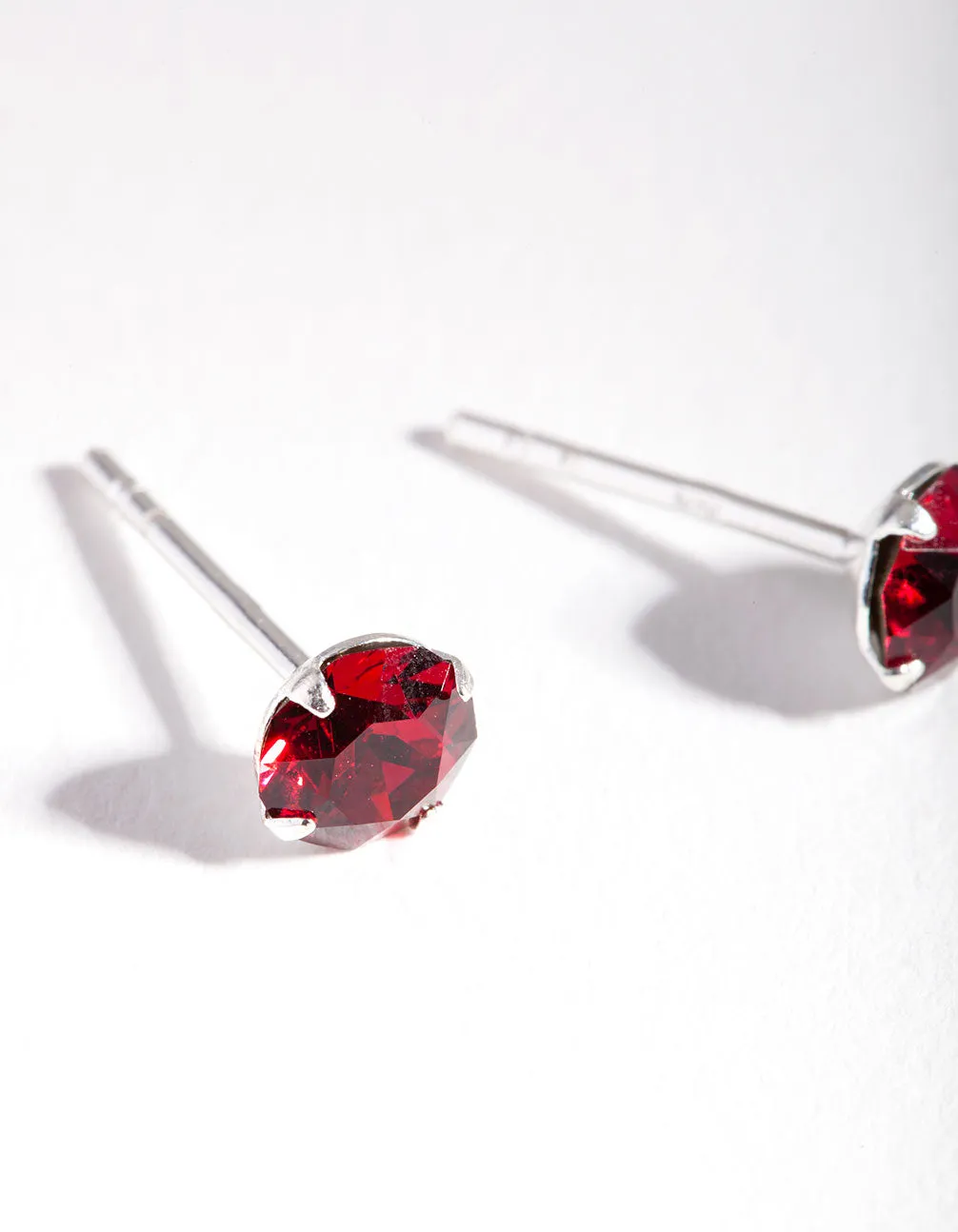 5mm Ruby Stud Earrings