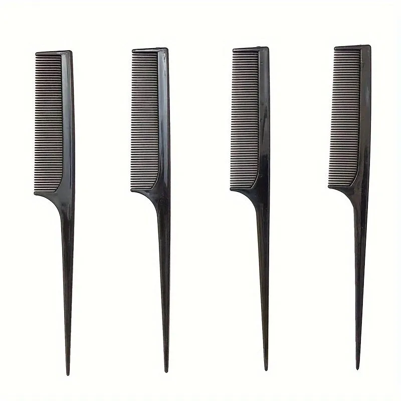 5pcs Professional Pointed Tail Hair Styling Comb for All Hair