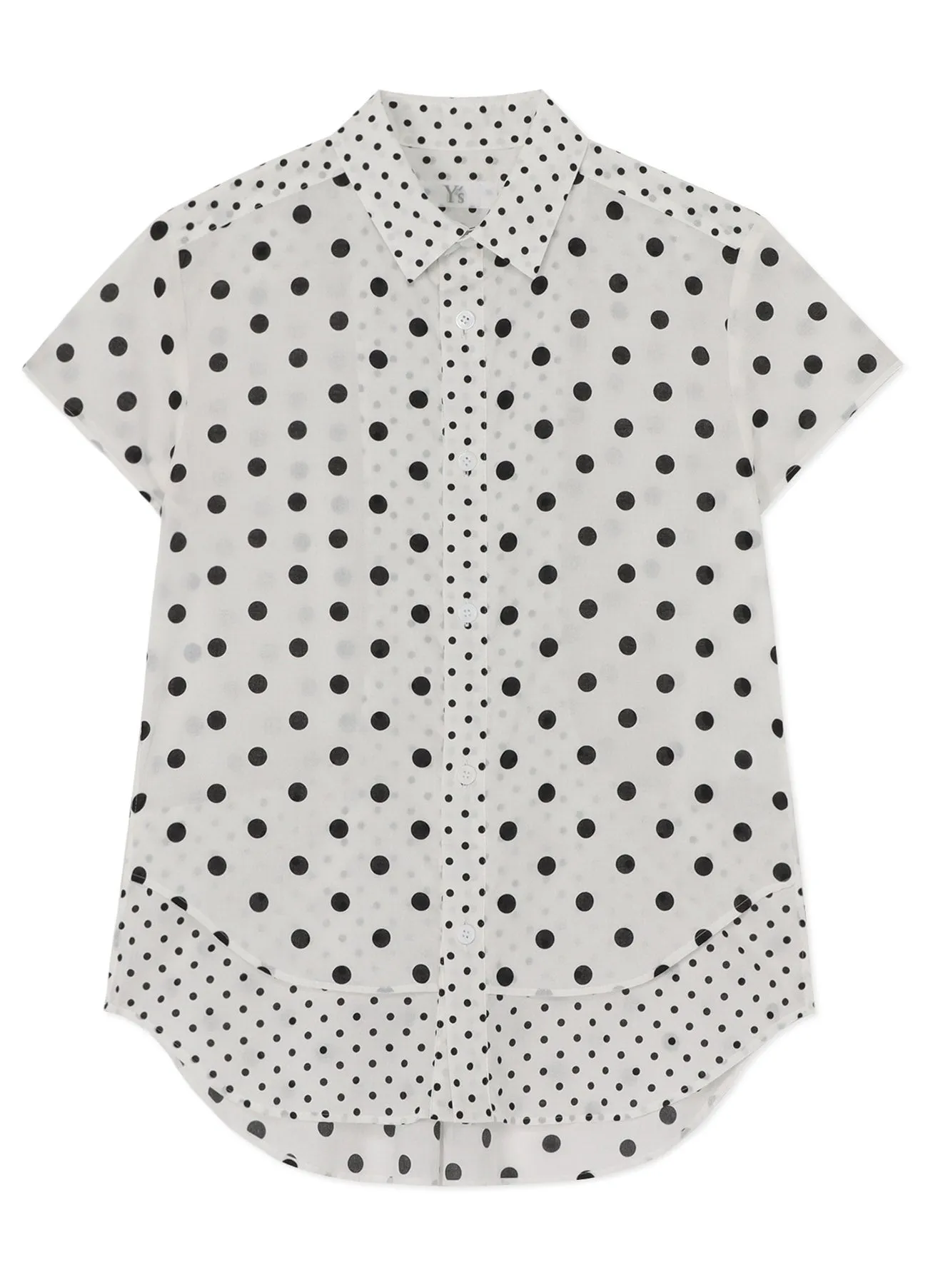 60/- COTTON LAWN DOT PRINT HALF SLEEVE BLOUSE