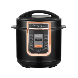 6L Electric Slow & Pressure Cooker (Black) 8 Programs, 1000W