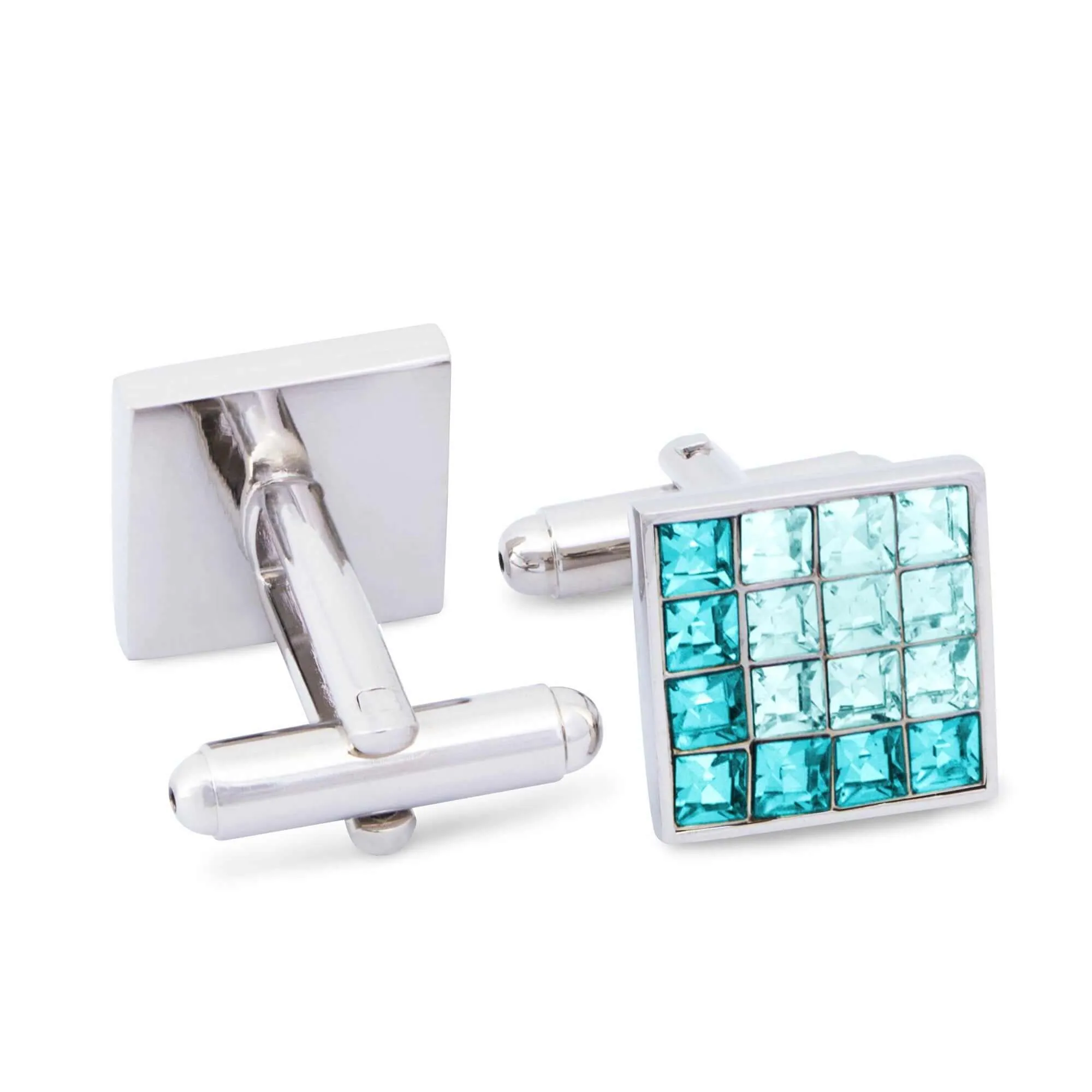 8 Gradient Light Crystal Cufflinks (Online Exclusive)