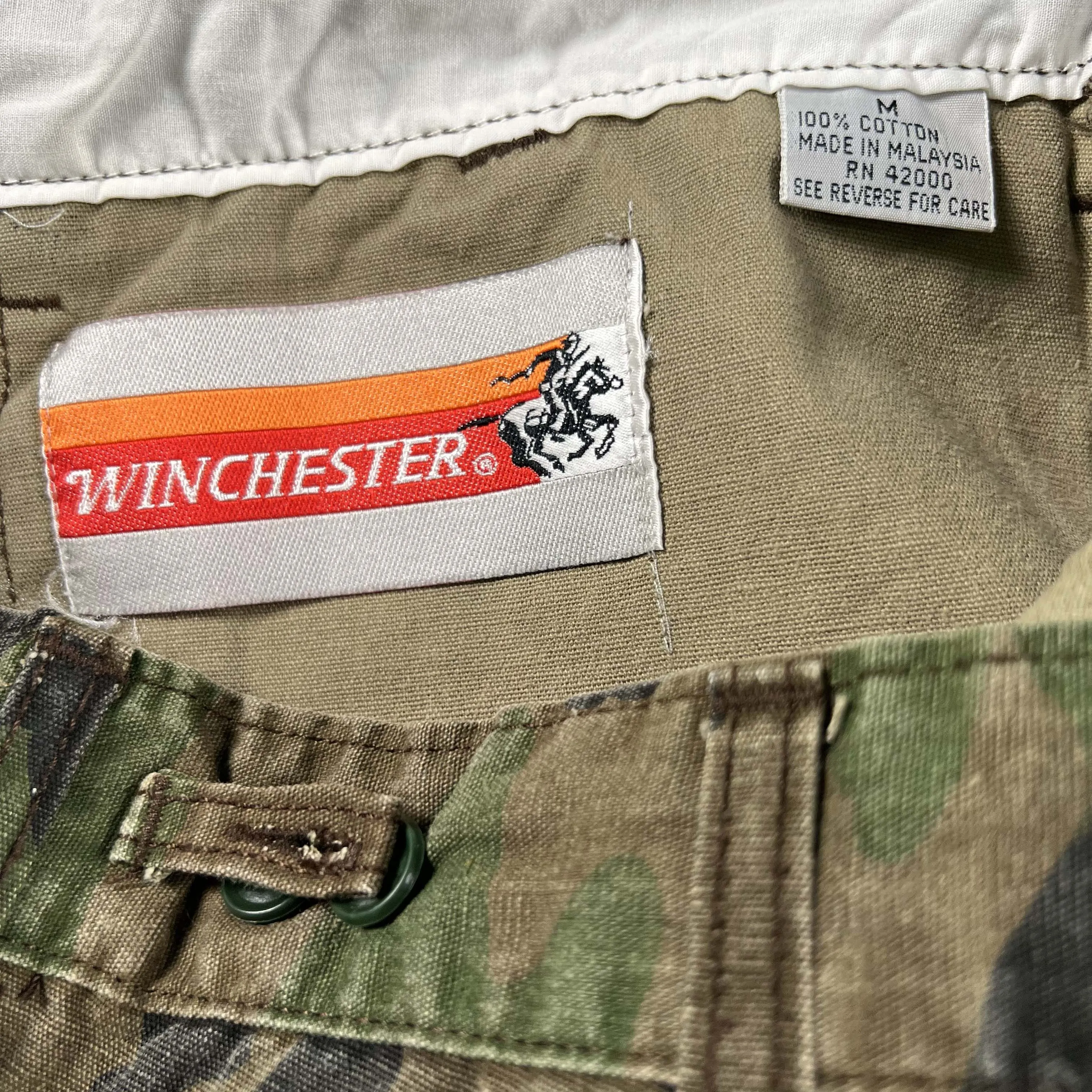 80s Winchester Camo Fatigue Pants- 29"-32"x30