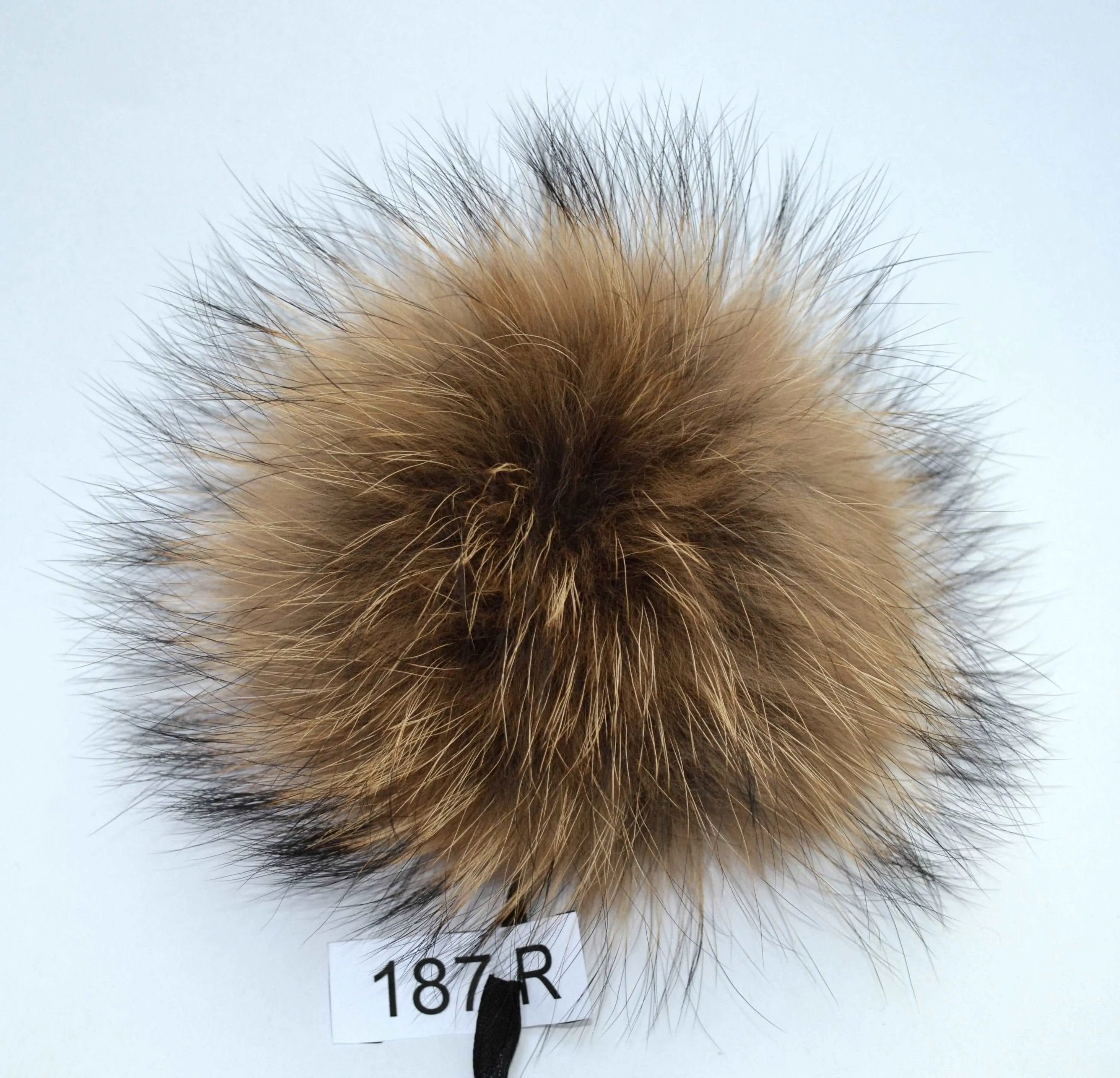 8" FUR POM POM For Hat! Raccoon Pom Pom, Real Fur, Large Pom Pom, Large Pom Pom, Fur Pom Pom Hat, Raccoon Fur, Knitted hat, Women, Pompom