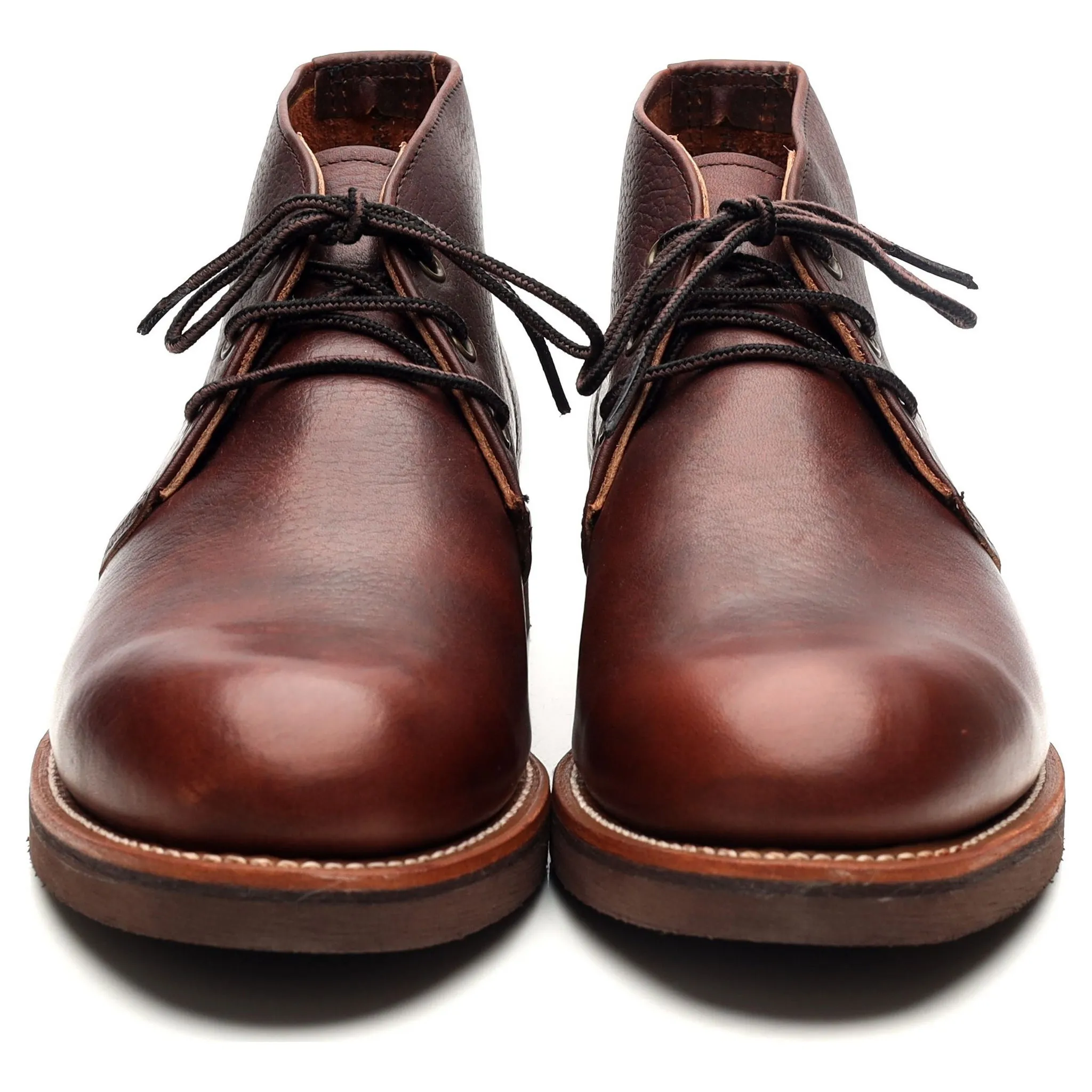 '9215' Brown Leather Chukka Boots UK 9 US 10