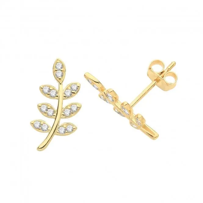 9CT Yellow Gold Stud Earrings ES1622