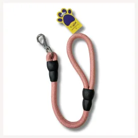 A a Pets' Round Short Rope Leash for Dog | Good Grip for Large, Medium, Heavy Puller Dogs (Pink)