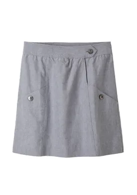 A-line Denim Skirt