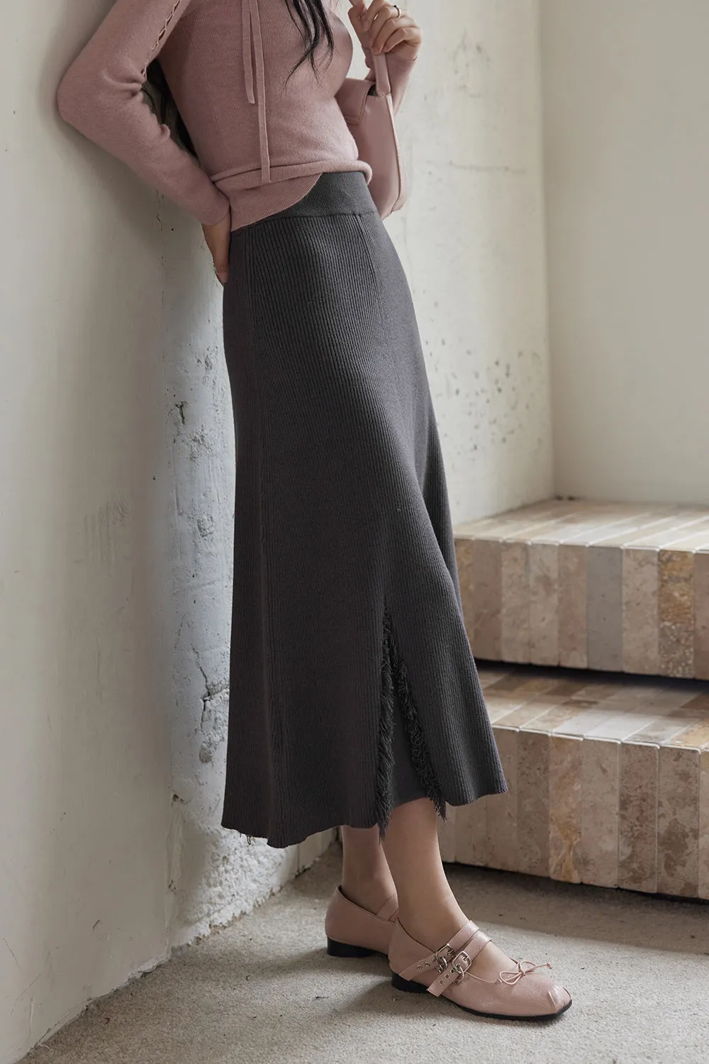 A Line Maxi Skirt for Women